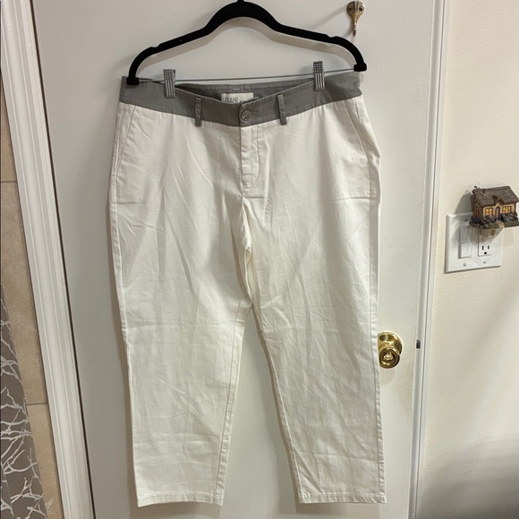 USA I for Target Women's White and Gray pants in Sz 12 - Picture 1 of 7
